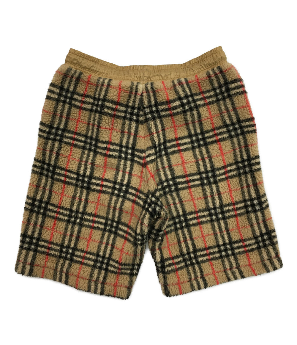 BURBERRY ノバチェックフリースショーツ メンズ SIZE S バーバリー