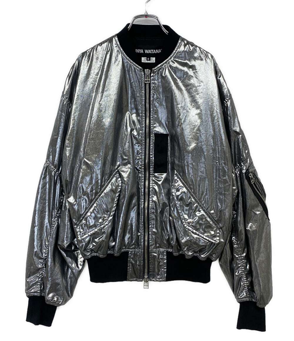 美品 JUNYA WATANABE メタリックボンバージャケット 25SS レディース SIZE S ジュンヤワタナベ