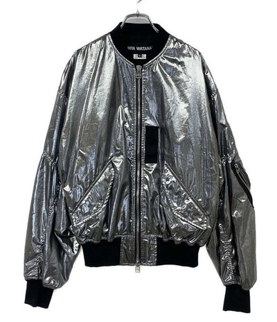 美品 JUNYA WATANABE メタリックボンバージャケット 25SS レディース SIZE S ジュンヤワタナベ