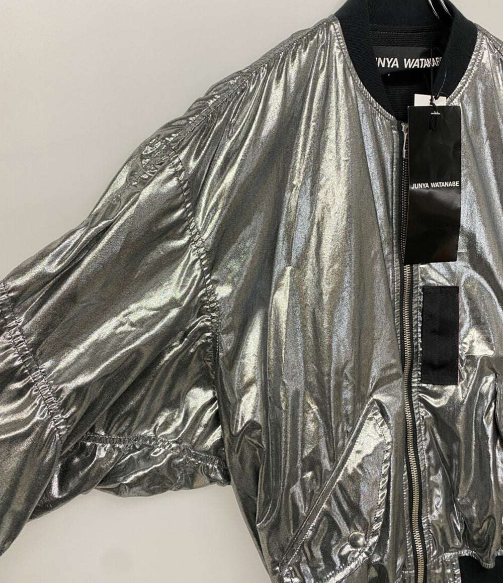美品 JUNYA WATANABE メタリックボンバージャケット 25SS レディース SIZE S ジュンヤワタナベ