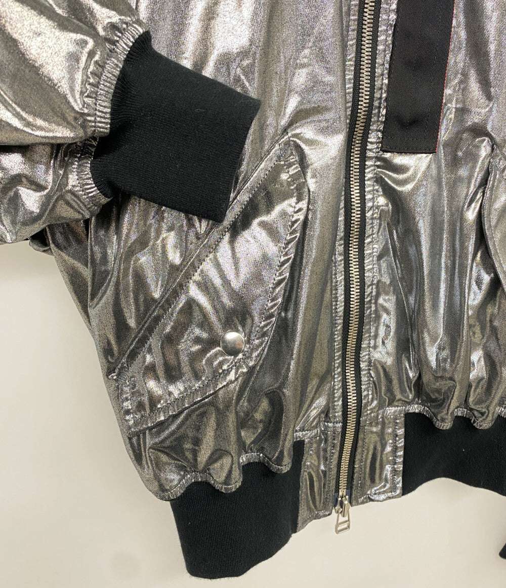 美品 JUNYA WATANABE メタリックボンバージャケット 25SS レディース SIZE S ジュンヤワタナベ