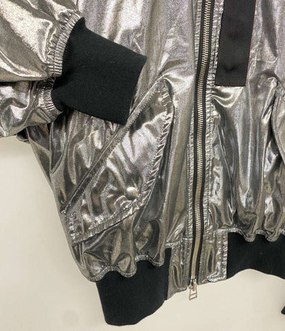 美品 JUNYA WATANABE メタリックボンバージャケット 25SS レディース SIZE S ジュンヤワタナベ