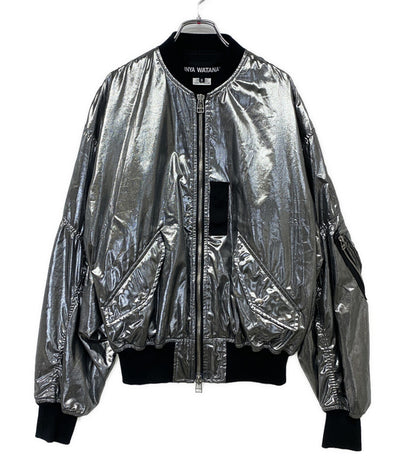 美品 JUNYA WATANABE メタリックボンバージャケット 25SS レディース SIZE S ジュンヤワタナベ