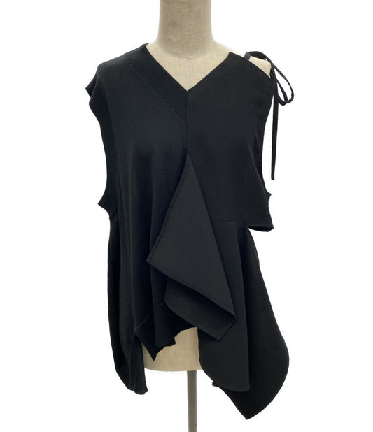 ENFOLD ベスト WOVEN KNIT VEST レディース SIZE 38 エンフォルド