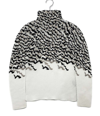 ISSEY MIYAKE me 総柄プリーツカットソー レディース SIZE - ミー イッセイミヤケ