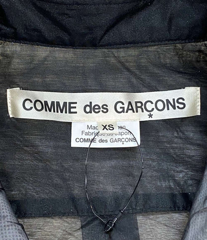 美品 COMME des GARCONS チュールレイヤードプリント長袖シャツ 25SS GO-B007 レディース SIZE XS コムデギャルソン