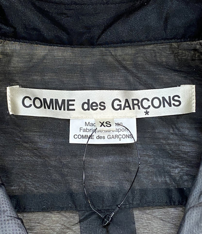 美品 COMME des GARCONS チュールレイヤードプリント長袖シャツ 25SS GO-B007 レディース SIZE XS コムデギャルソン