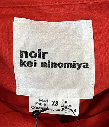 noir kei ninomiya 長袖シャツ 綿ブロード×チュールシャツ 25SS 3O-B001 レディース SIZE XS ノワールケイニノミヤ