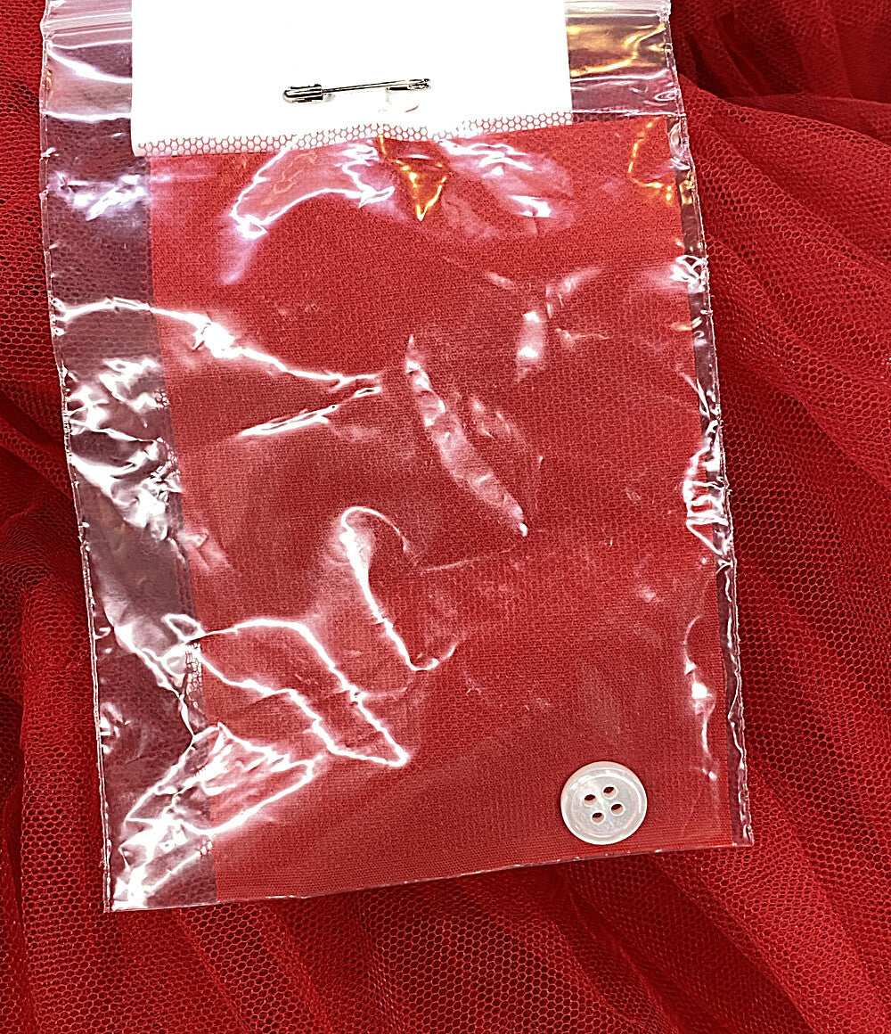 noir kei ninomiya 長袖シャツ 綿ブロード×チュールシャツ 25SS 3O-B001 レディース SIZE XS ノワールケイニノミヤ