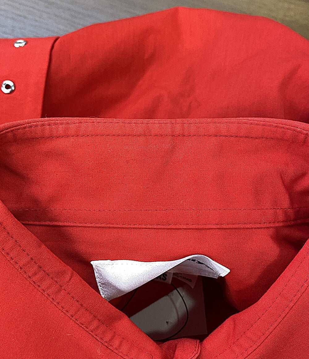 noir kei ninomiya 長袖シャツ 綿ブロード×チュールシャツ 25SS 3O-B001 レディース SIZE XS ノワールケイニノミヤ