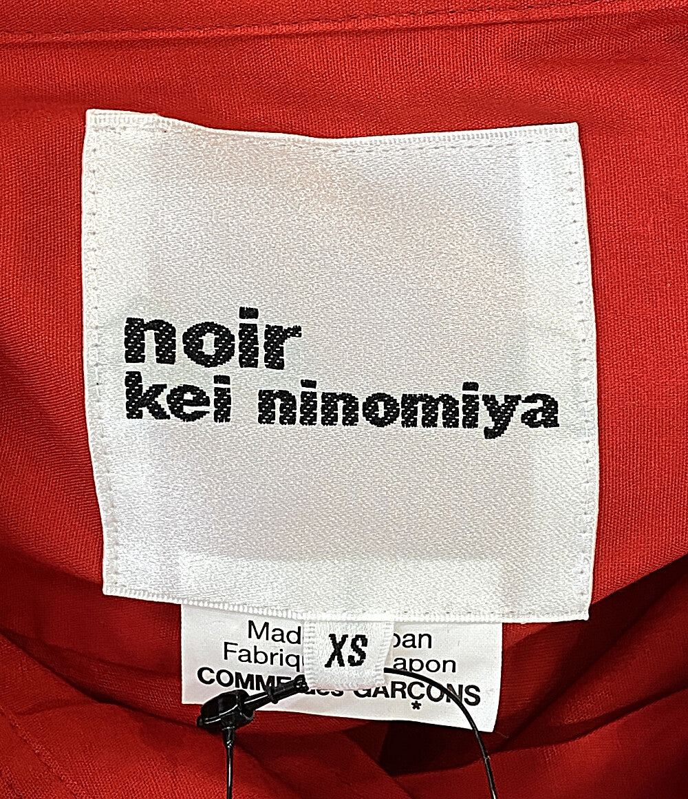 noir kei ninomiya 長袖シャツ 綿ブロード×チュールシャツ 25SS 3O
