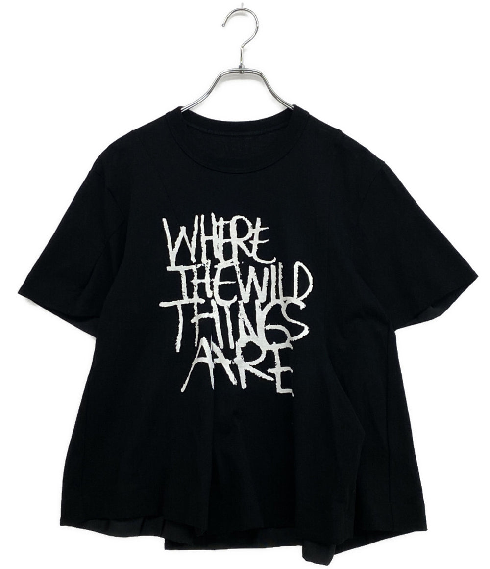 sacai 半袖Ｔシャツ WHERE THE WILD THINGS ARE TEE 25SS 25-08023 レディース SIZE 3 サカイ