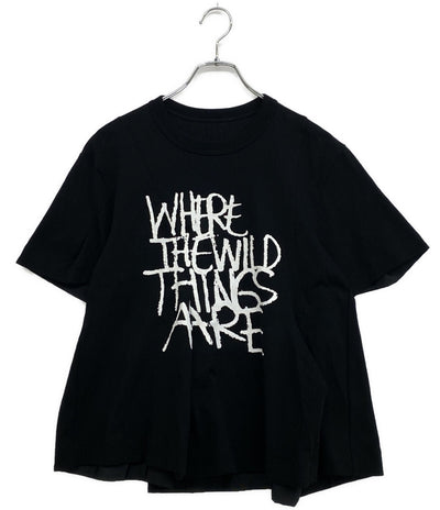 sacai 半袖Ｔシャツ WHERE THE WILD THINGS ARE TEE 25SS 25-08023 レディース SIZE 3 サカイ