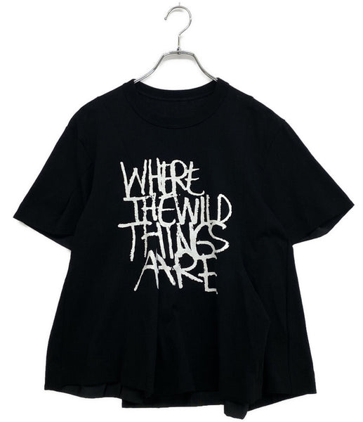 sacai 半袖Tシャツ WHERE THE WILD THINGS ARE TEE 25SS 25-08023
