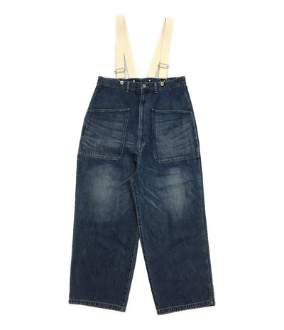 Johnbull 0.5オンスデニムオーバーサスペンダーパンツ 24AW レディース SIZE S ジョンブル