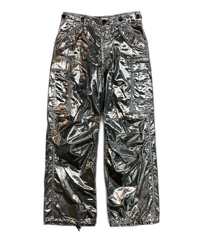 JUNYA WATANABE メタリックカーゴパンツ 25SS JO-P004 レディース SIZE XS ジュンヤワタナベ