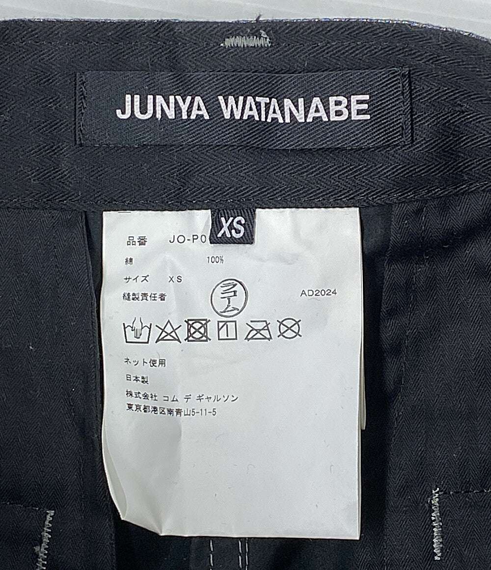 JUNYA WATANABE メタリックカーゴパンツ 25SS JO-P004 レディース SIZE XS ジュンヤワタナベ