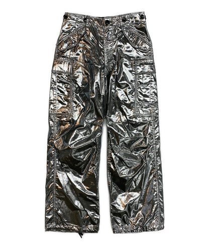 JUNYA WATANABE メタリックカーゴパンツ 25SS JO-P004 レディース SIZE XS ジュンヤワタナベ