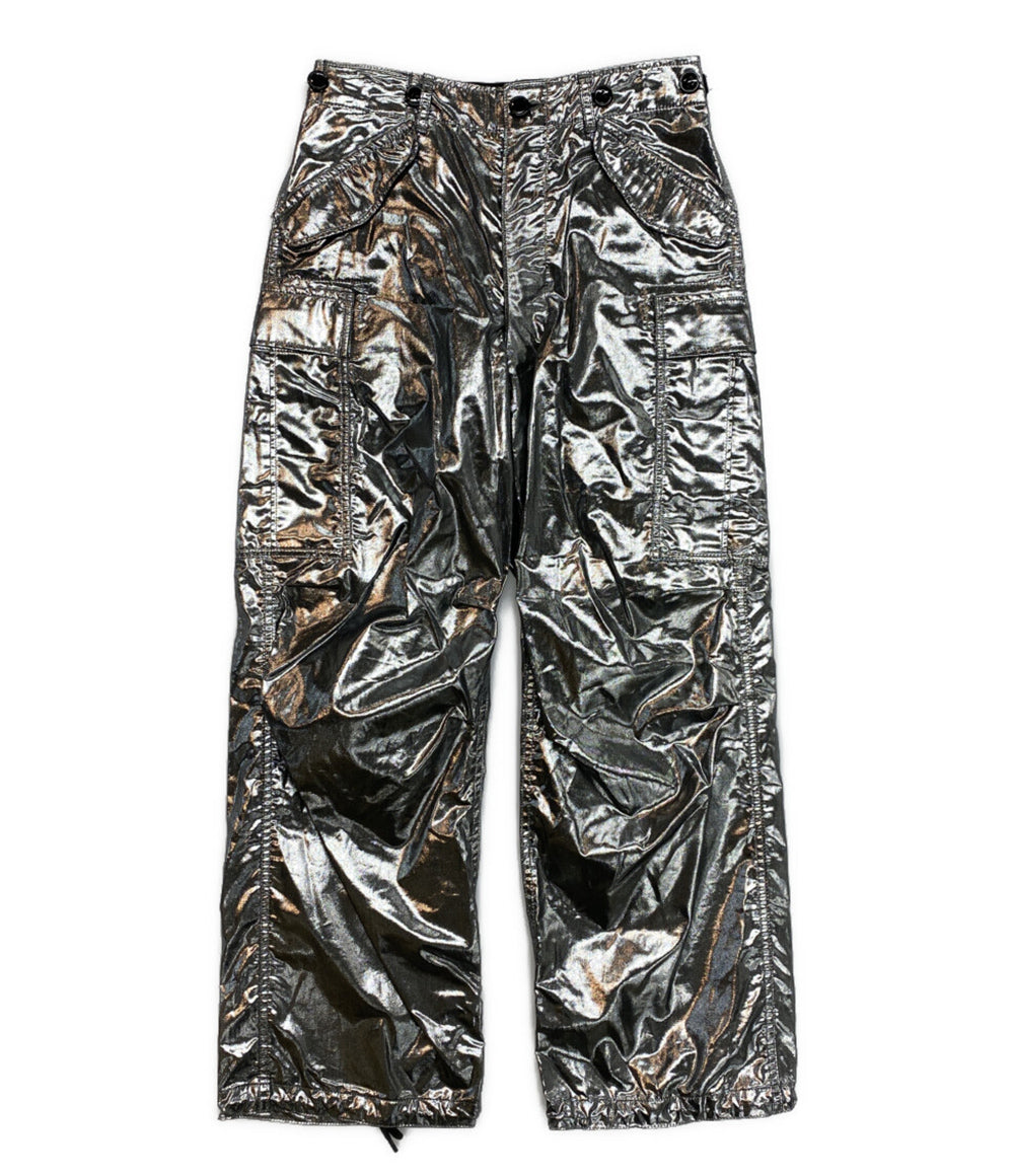 JUNYA WATANABE メタリックカーゴパンツ 25SS JO-P004 レディース SIZE XS ジュンヤワタナベ