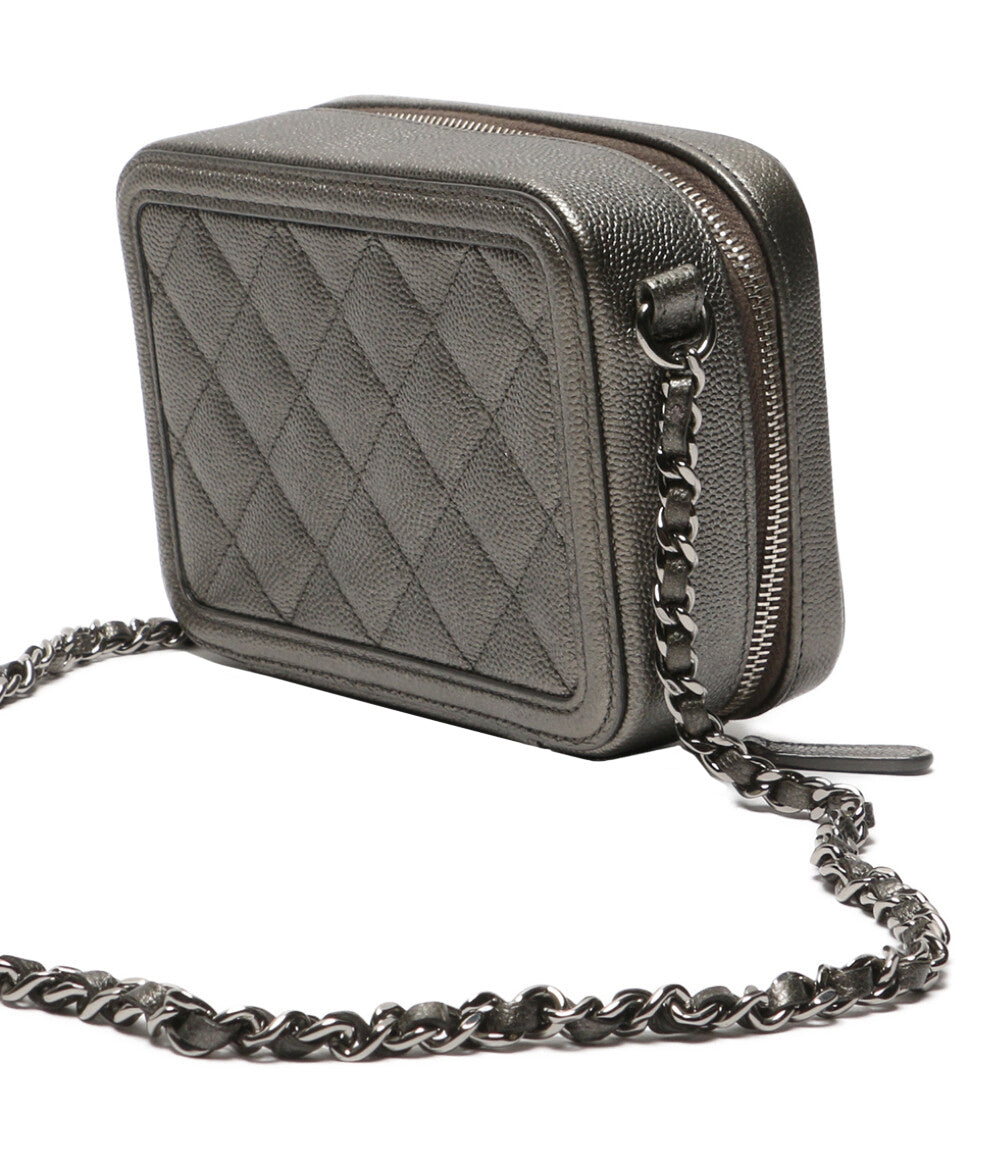 CHANEL ショルダーバッグ A84452 CCフィグリー キャビア 26番 レディース シャネル