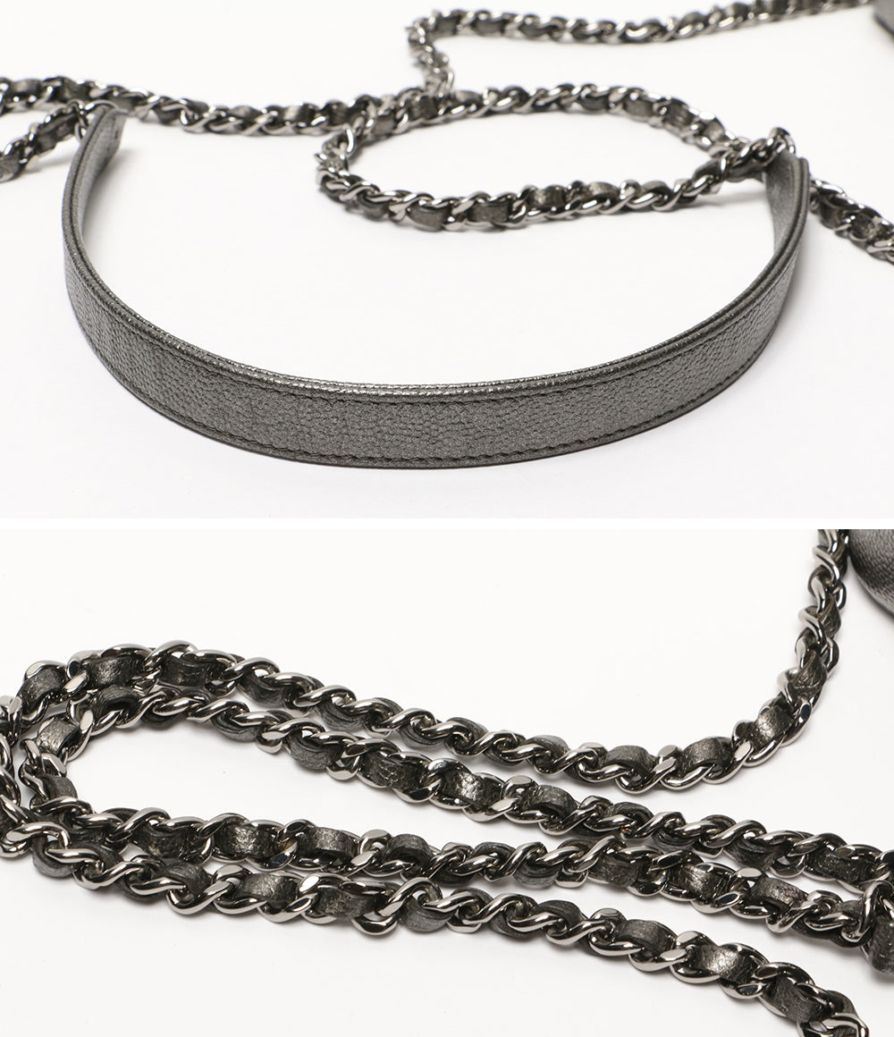 CHANEL ショルダーバッグ A84452 CCフィグリー キャビア 26番 レディース シャネル