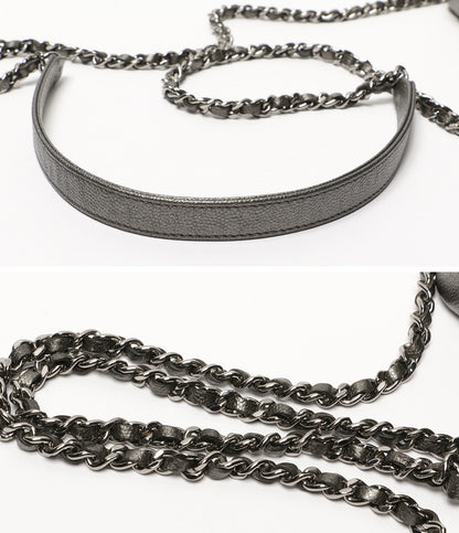 CHANEL ショルダーバッグ A84452 CCフィグリー キャビア 26番 レディース シャネル