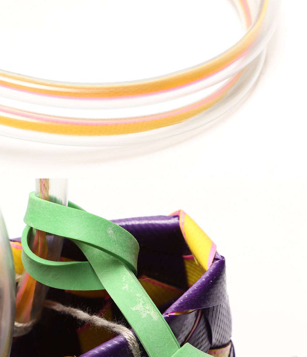 美品 MARNI ショッピングバッグ EGGPLANT SHOPPING BAG レディース マルニ