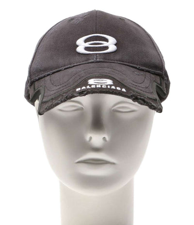 balenciaga キャップ Double Unity Cap BLK メンズ SIZE L バレンシアガ
