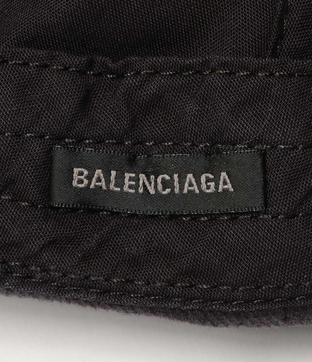 balenciaga キャップ Double Unity Cap BLK メンズ SIZE L バレンシアガ