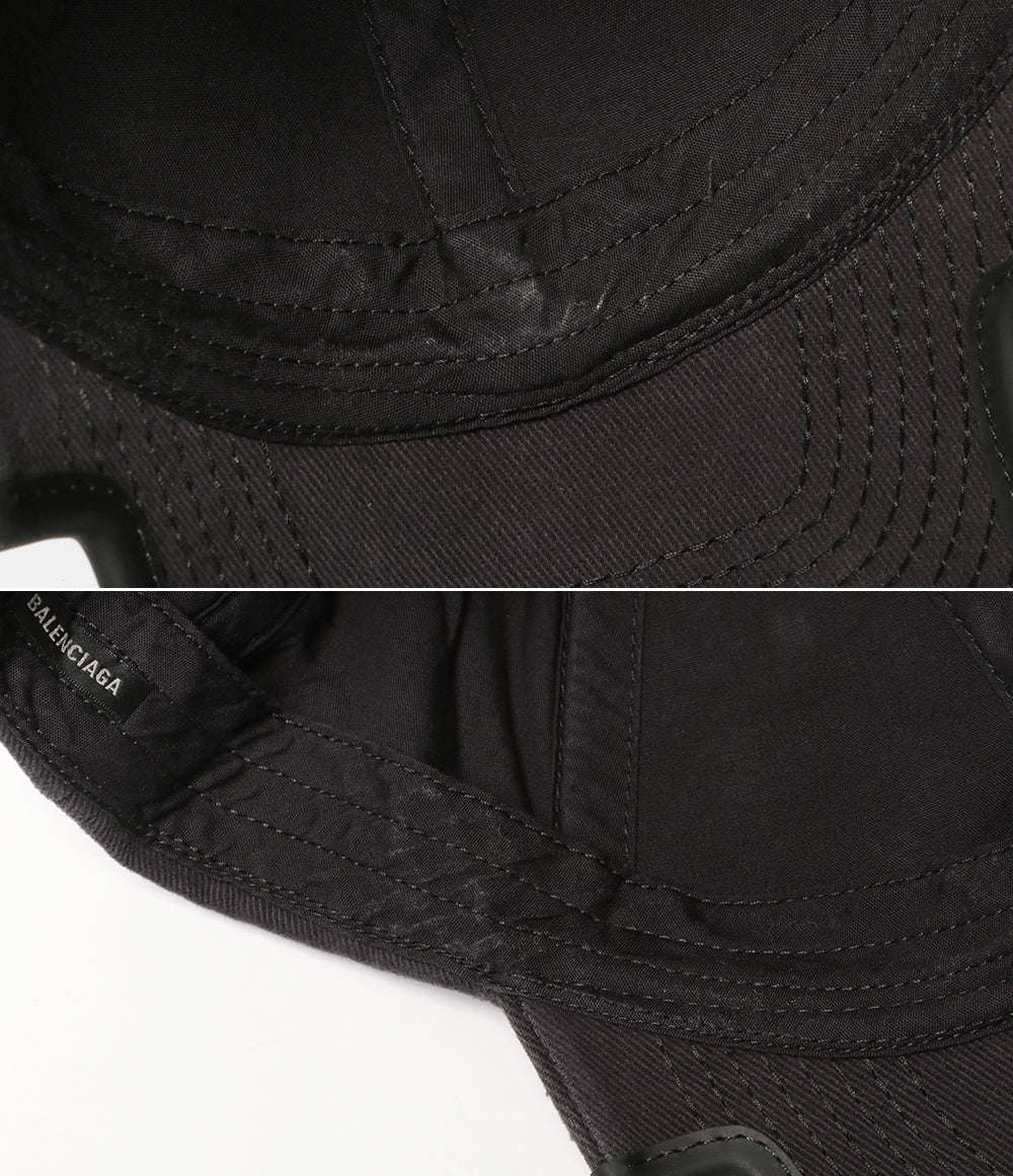 balenciaga キャップ Double Unity Cap BLK メンズ SIZE L バレンシアガ