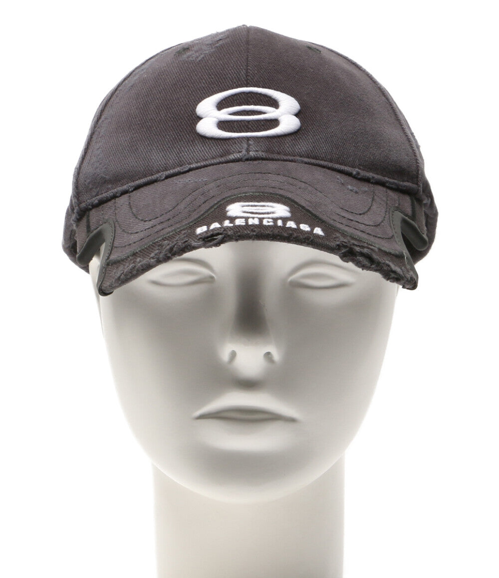 balenciaga キャップ Double Unity Cap BLK メンズ SIZE L バレンシアガ