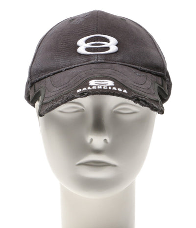 balenciaga キャップ Double Unity Cap BLK メンズ SIZE L バレンシアガ