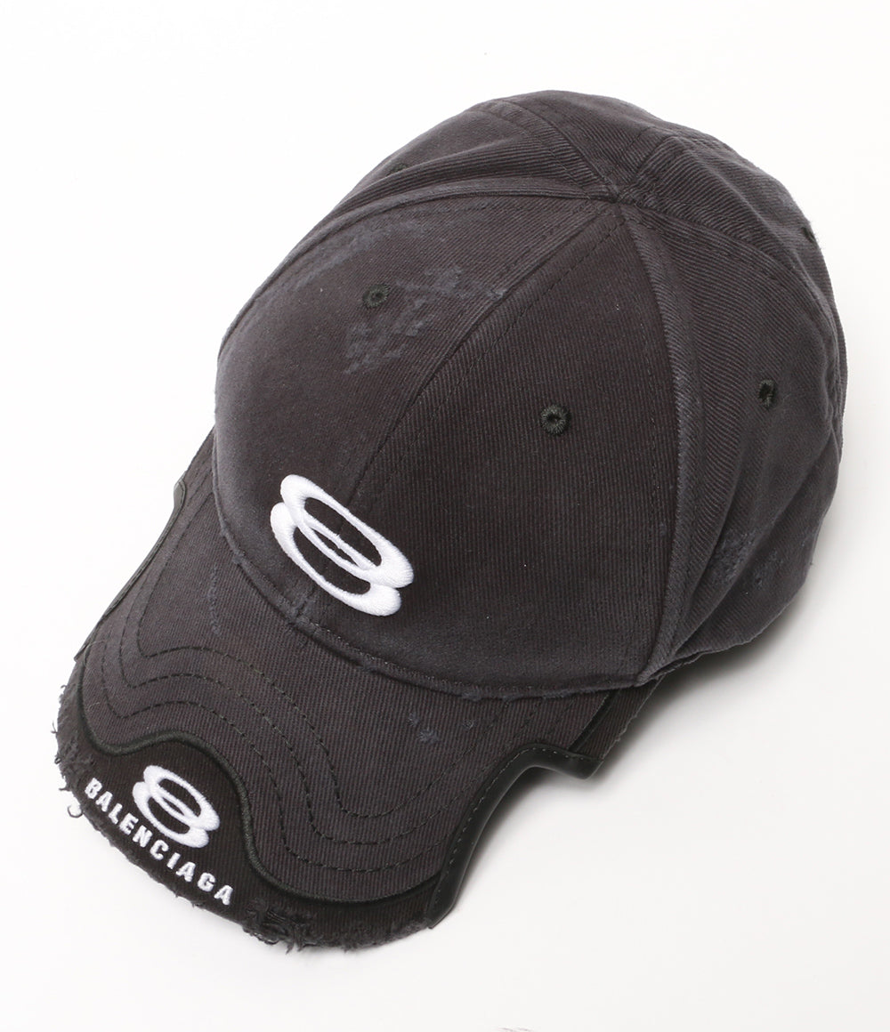 balenciaga キャップ Double Unity Cap BLK メンズ SIZE L バレンシアガ