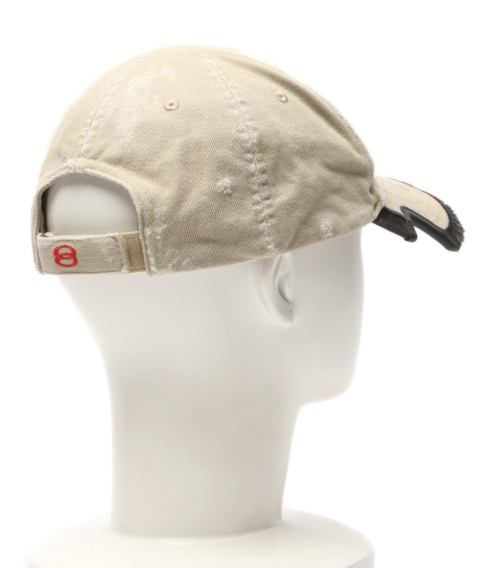 balenciaga キャップ Double Unity Cap BEIG レディース SIZE L 