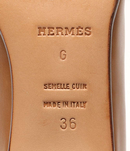 HERMES チャンキーヒールパンプス レディース SIZE 36 エルメス