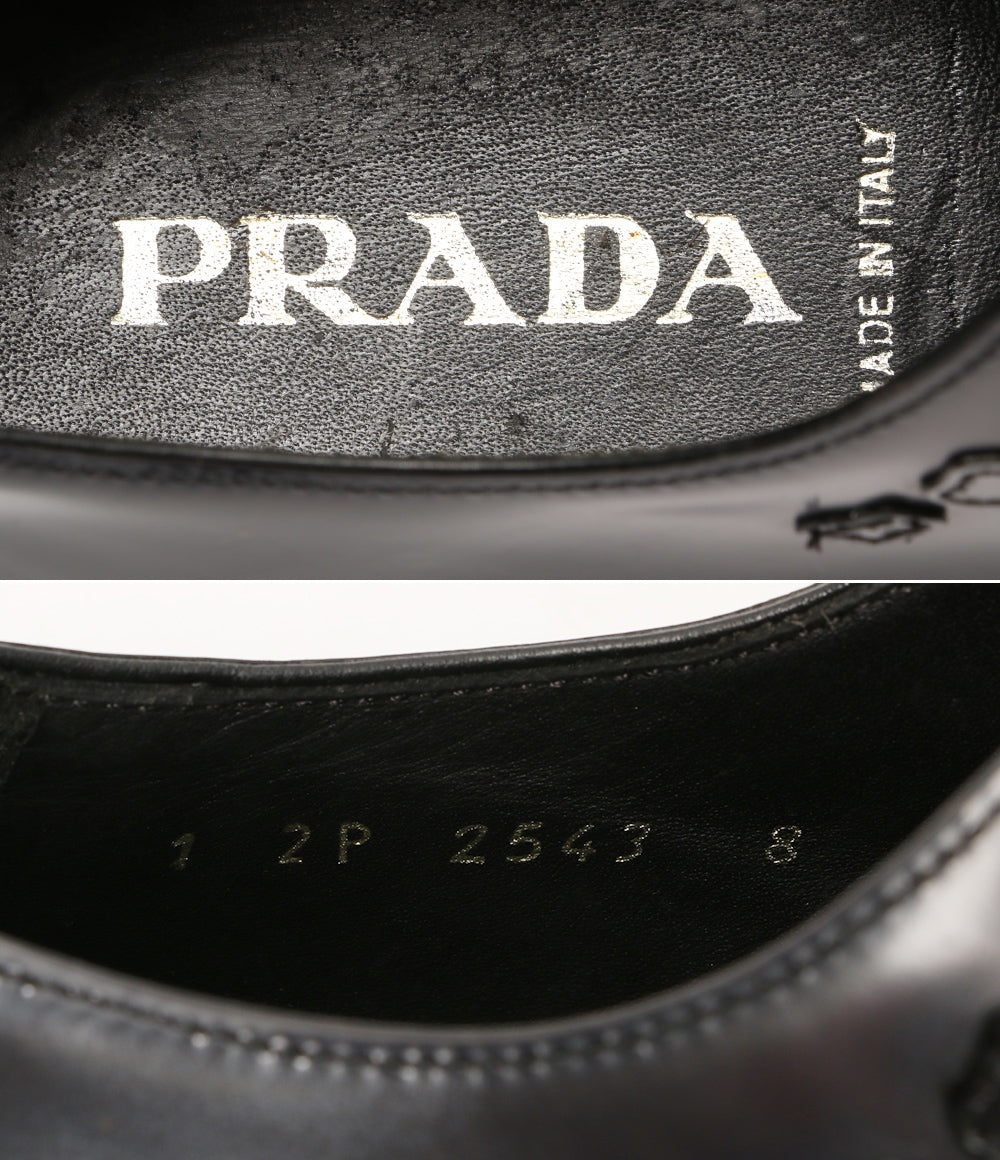PRADA 型押しスリッポンシューズ メンズ SIZE 8 プラダ