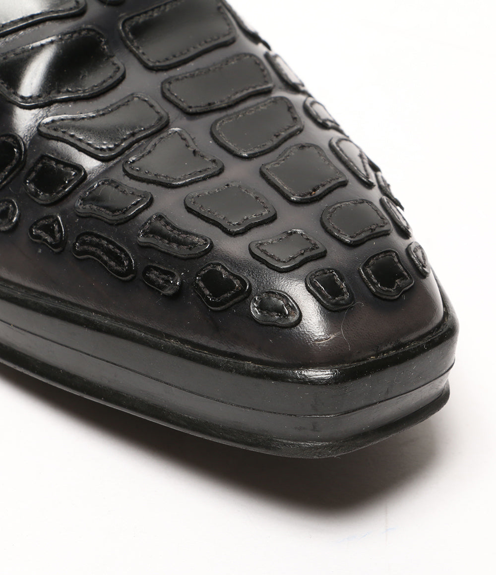 PRADA 型押しスリッポンシューズ メンズ SIZE 8 プラダ