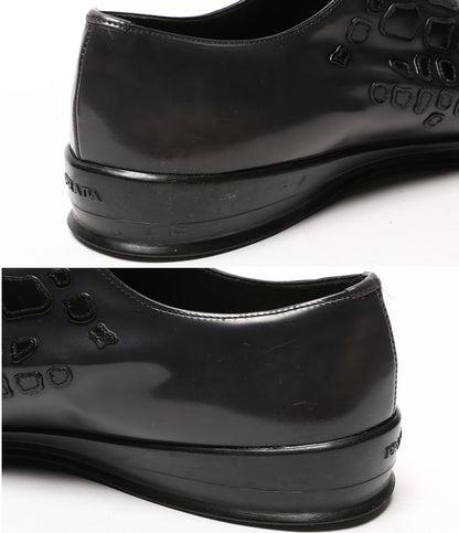 PRADA 型押しスリッポンシューズ メンズ SIZE 8 プラダ