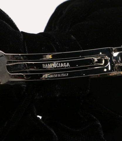 美品 BALENCIAGA ベロア holli xxl ヘアリボン レディース バレンシアガ