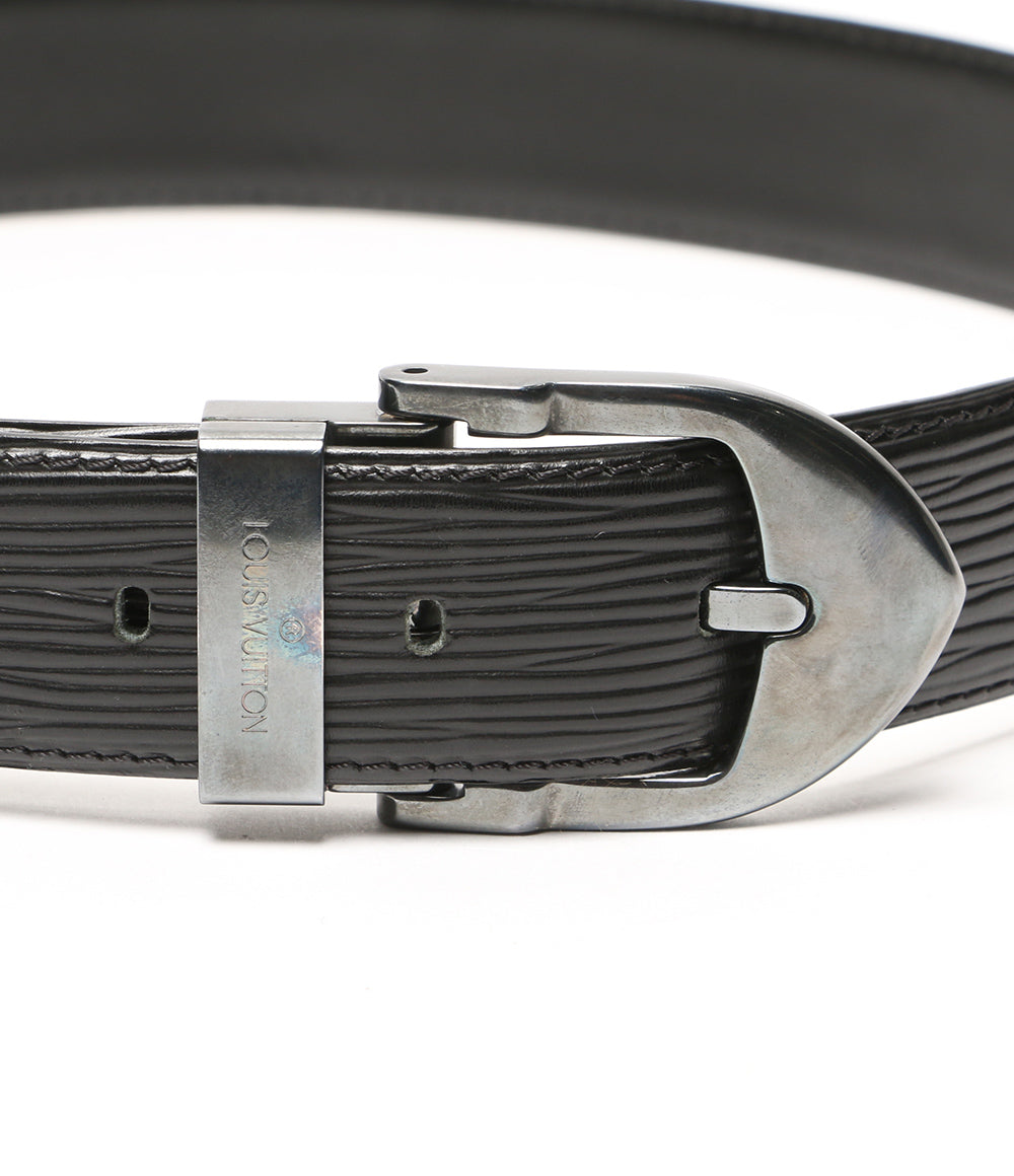 LOUIS VUITTON ベルト サンチュール クラシック エピ ノワール レディース SIZE 34/85 ルイヴィトン