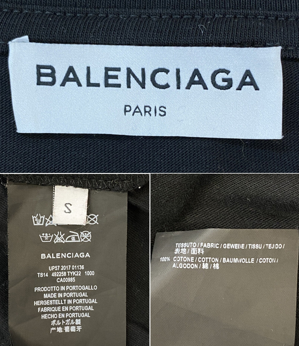 BALENCIAGA 半袖Tシャツ レインボーロゴプリント メンズ SIZE S バレンシアガ
