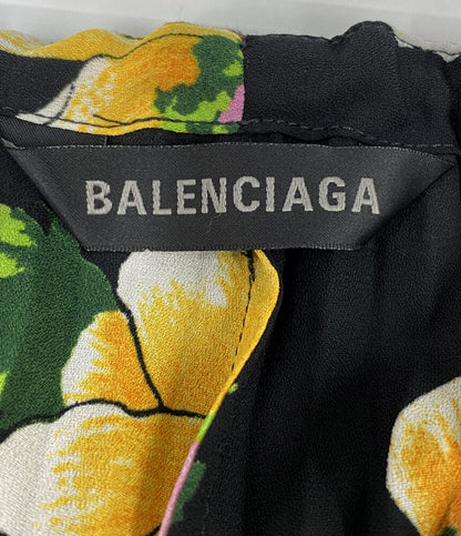 BALENCIAGA プリーツスカート フラワー 23aw レディース SIZE 34 バレンシアガ