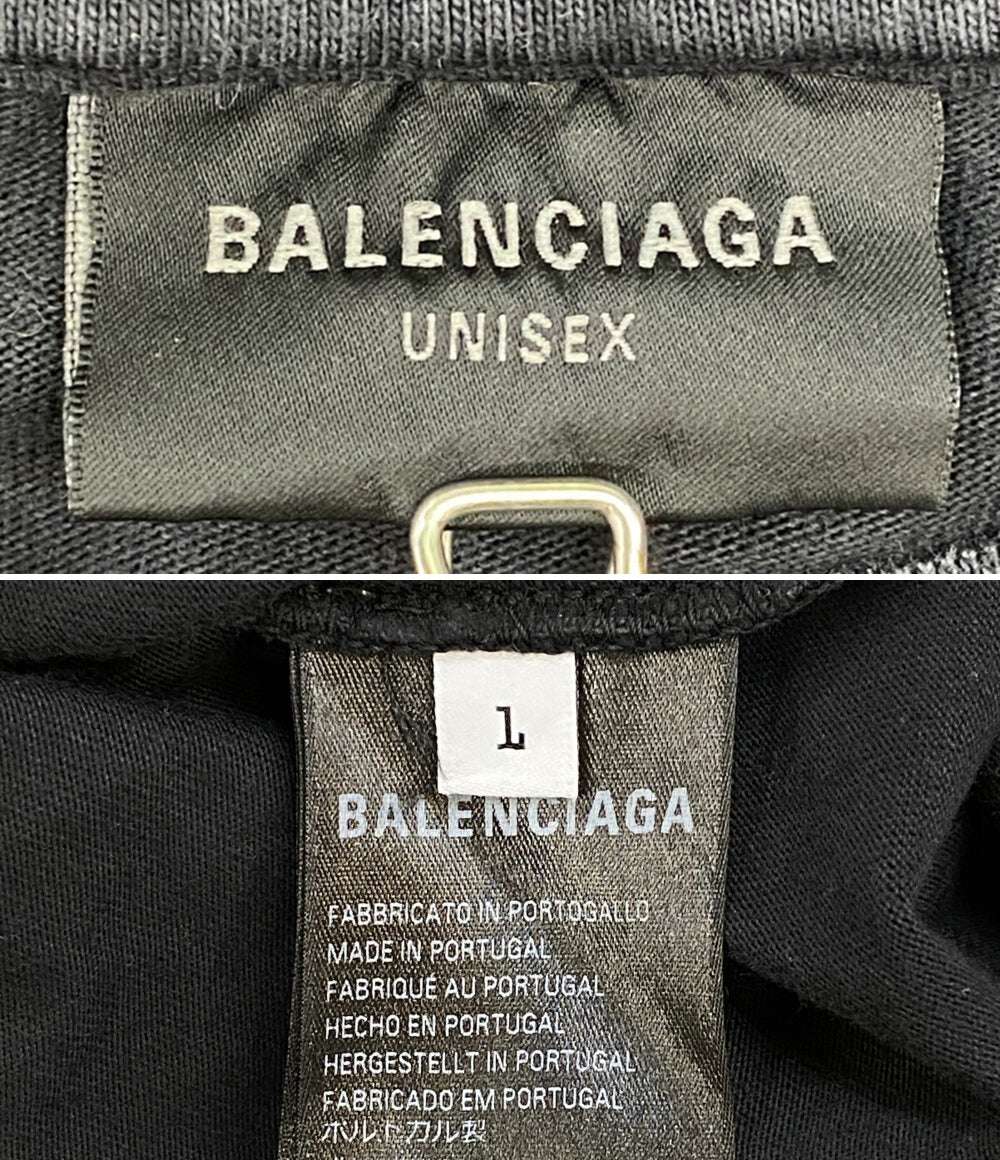 BALENCIAGA 長袖Ｔシャツ 772208 バックロゴLS SHIRT メンズ SIZE L バレンシアガ
