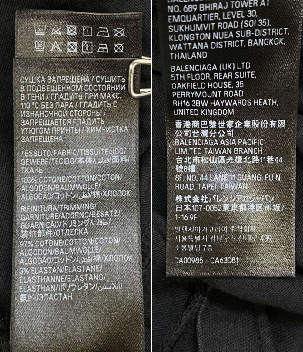 BALENCIAGA 長袖Ｔシャツ 772208 バックロゴLS SHIRT メンズ SIZE L バレンシアガ