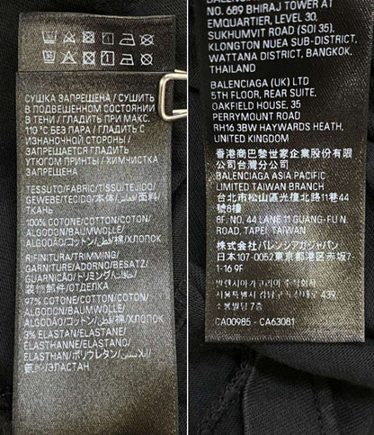 BALENCIAGA 長袖Ｔシャツ 772208 バックロゴLS SHIRT メンズ SIZE L バレンシアガ