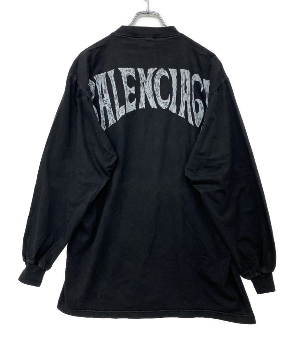BALENCIAGA 長袖Tシャツ 772208 バックロゴLS SHIRT メンズ SIZE L