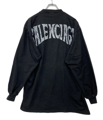 BALENCIAGA 長袖Ｔシャツ 772208 バックロゴLS SHIRT メンズ SIZE L バレンシアガ