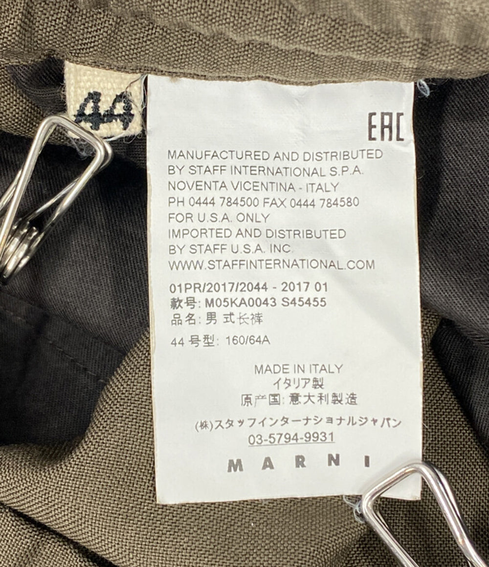 MARNI テーパードパンツ カーキ 17ss メンズ SIZE 44 マルニ