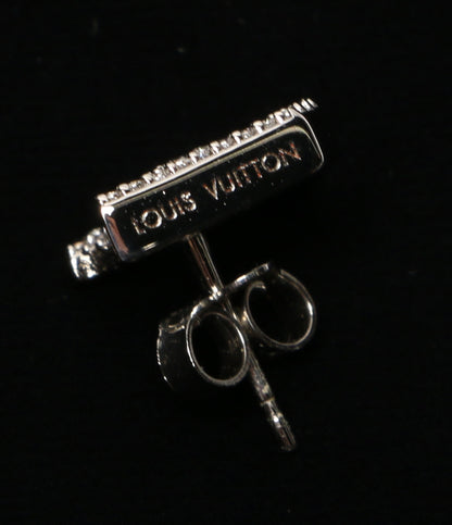 LOUIS VUITTON ロゴ ピアス 00608 シルバー レディース ルイヴィトン