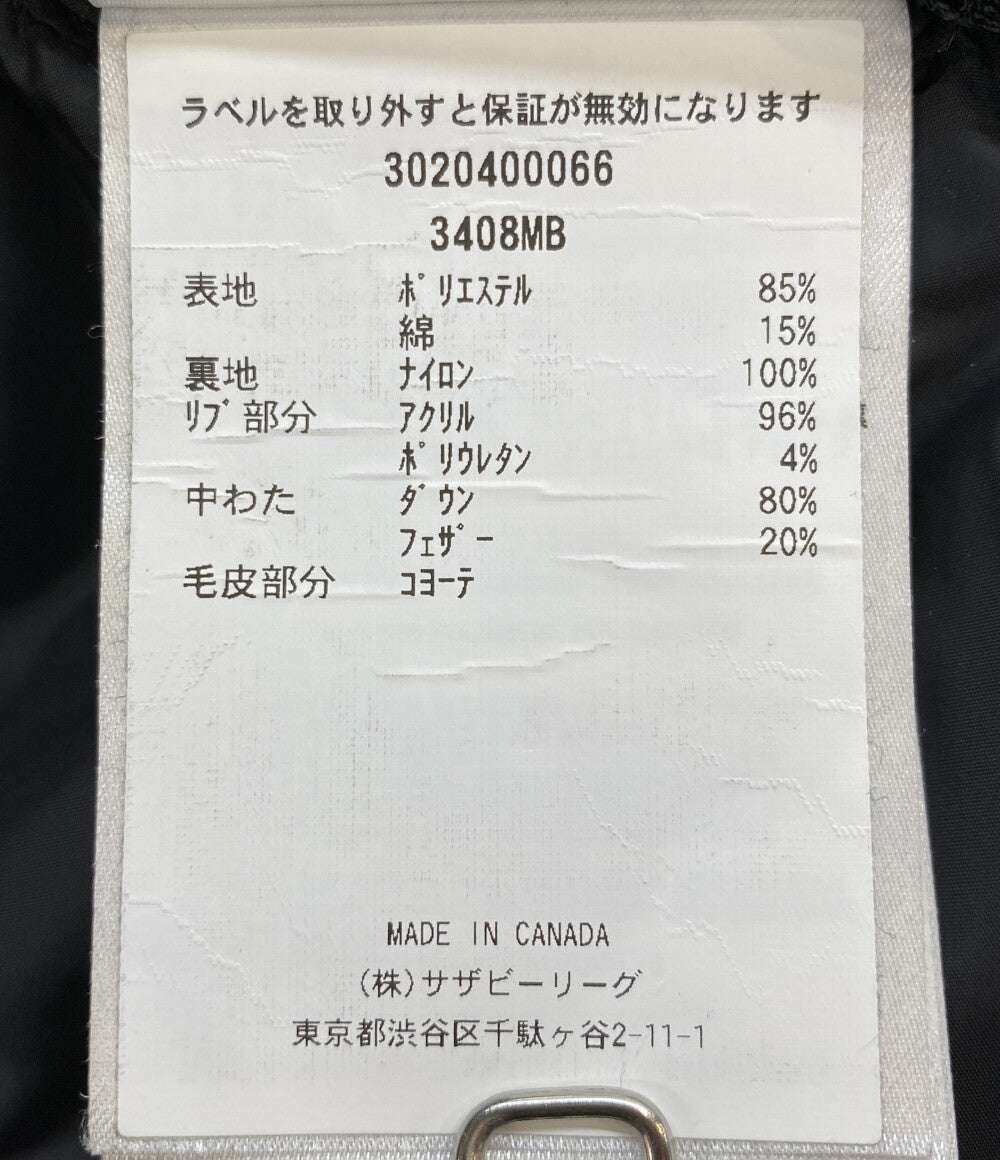 CANADA GOOSE BLACK LABEL ダウンジャケット EDGEWOOD PARKA 3408MB メンズ SIZE S カナダグース